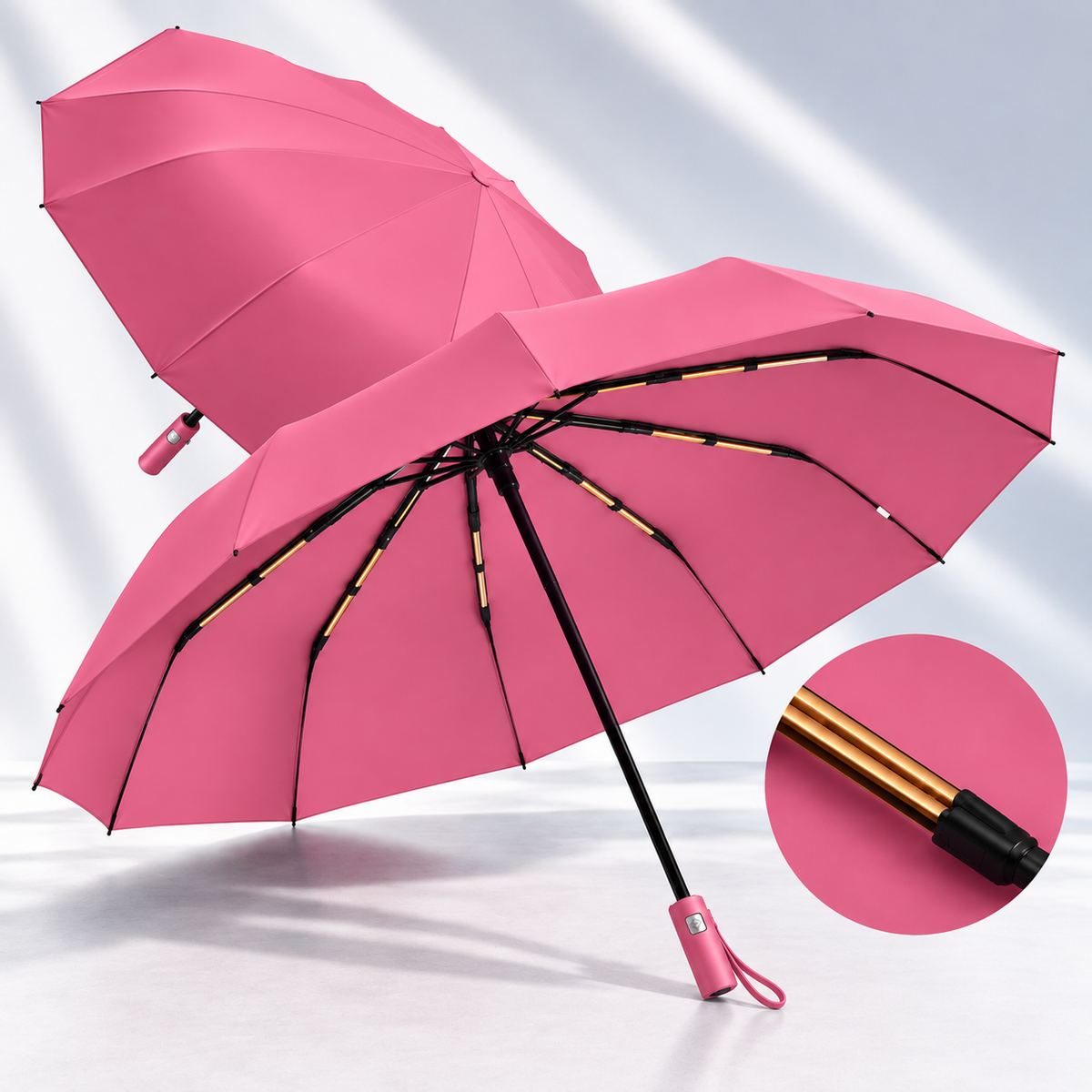 Paraguas StormShield™ Automático Antiviento 24 Varillas